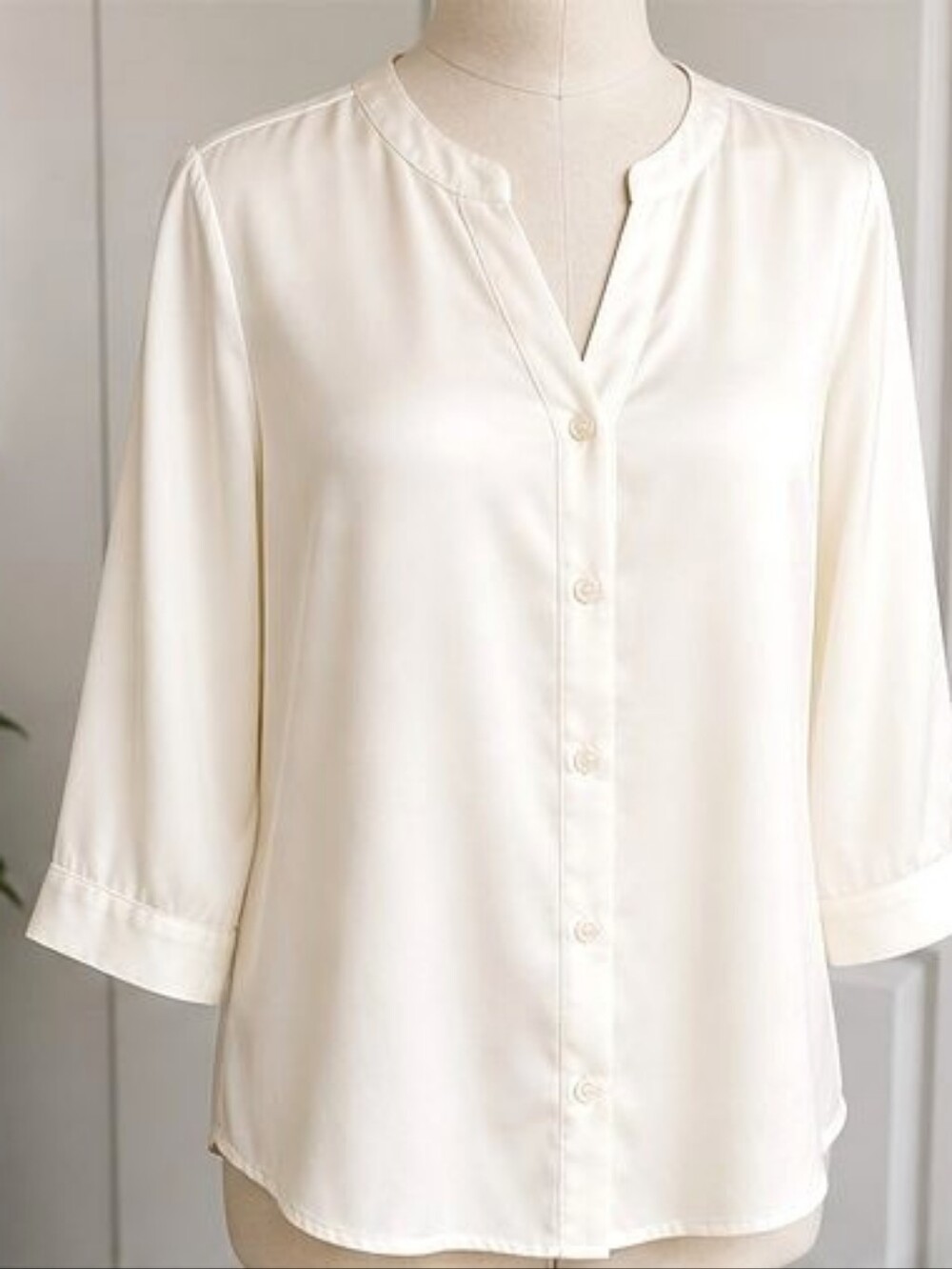 Ivory Smocked Top